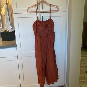 American Eagle eyelet jumpsuit